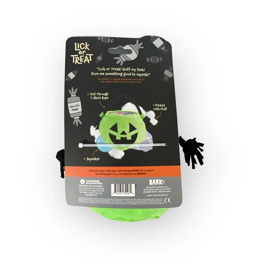 BARK‎ BOX TOY HALLOWEEN PUMPKIN BUCKET GREAT PHOTO OPP